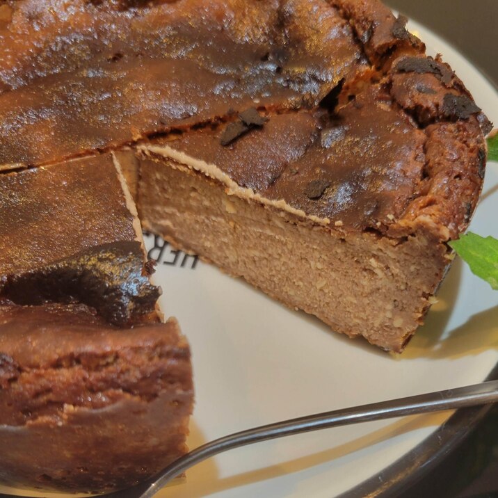 ☆彡バスク風チョコレートチーズケーキ